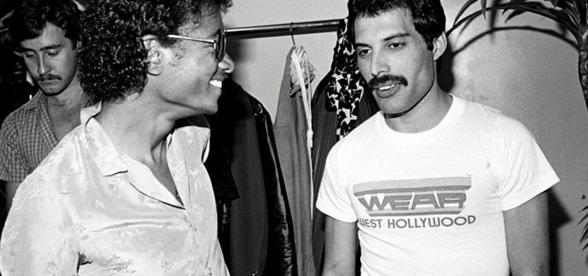 Freddie Mercury ve Michael Jackson bir arada 