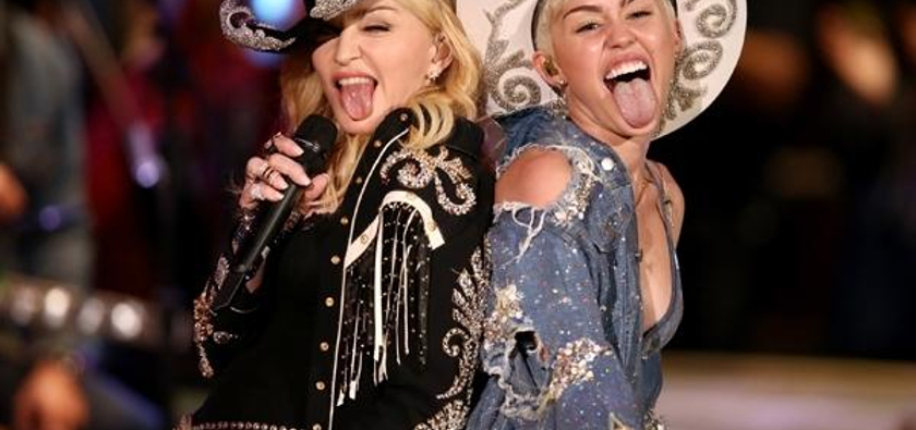 Gardınızı Alın Madonna & Miley İkilisi Geliyor 
