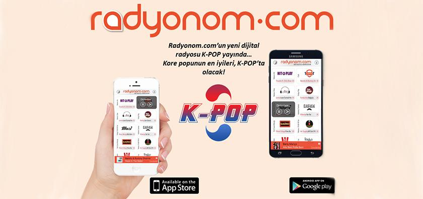 Radyonom.com’dan yepyeni bir radyo ‘K-Pop’ 